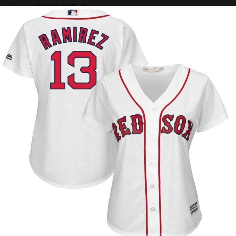 Red Sox Hanley Ramirez #13 Jersey Majestic Genuine Merchandise